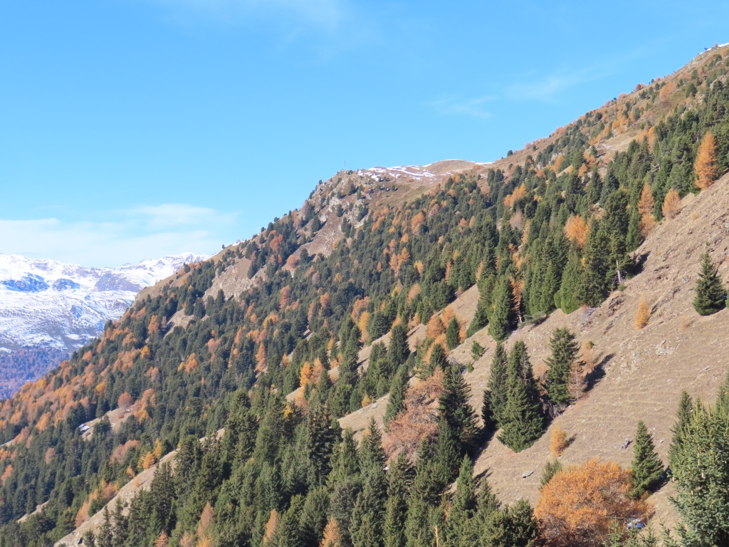 Blick zur Spitzigen Lun. Von hier aus sind es noch etwa 40 Minuten Gehzeit.