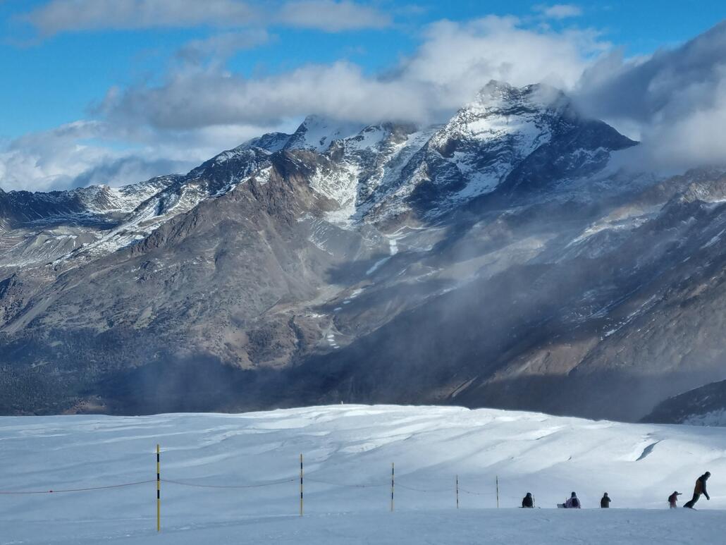 Blick gen Plattjen. Öffnung dauert noch