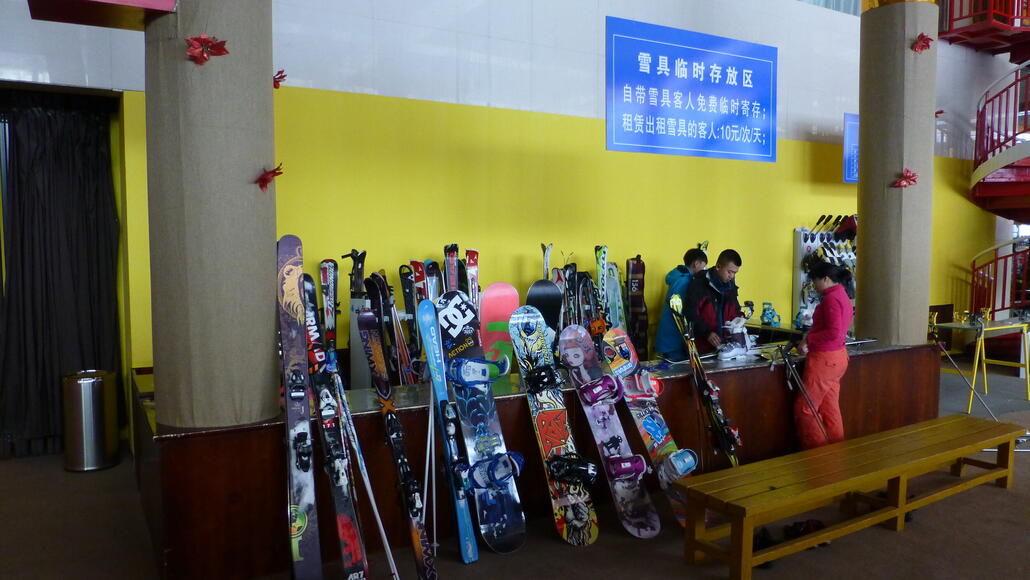 Also die Ausrüstung anprobieren…. 2