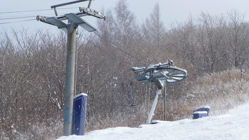 Schlanke Bergstation des ominösen schwedischen Schleppers.