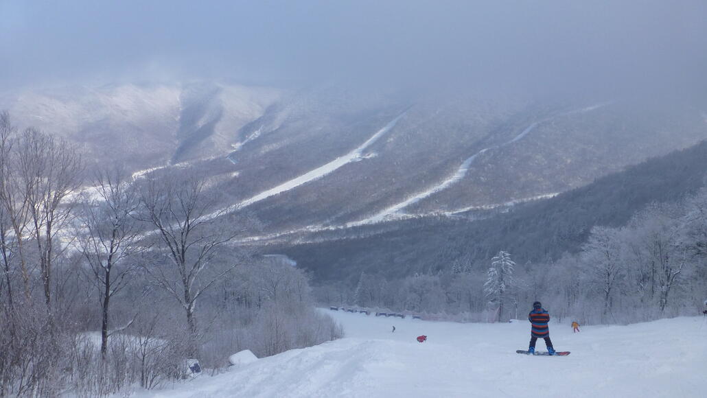 Damals fand ich Selfie-Sticks auf der Piste noch speziell, heute ist es wohl normal~