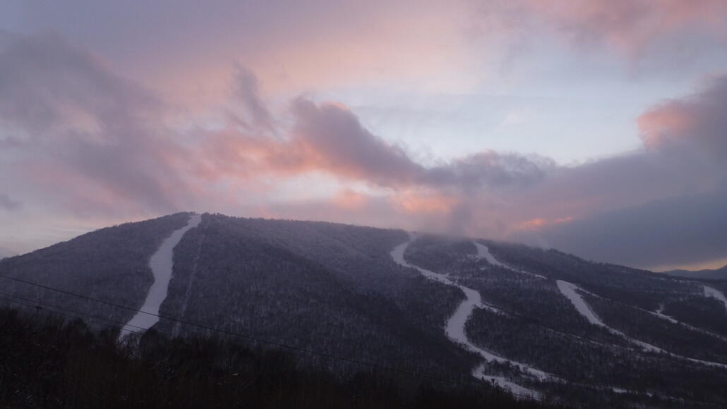 Ein bisschen Abendrot gabs auch noch~