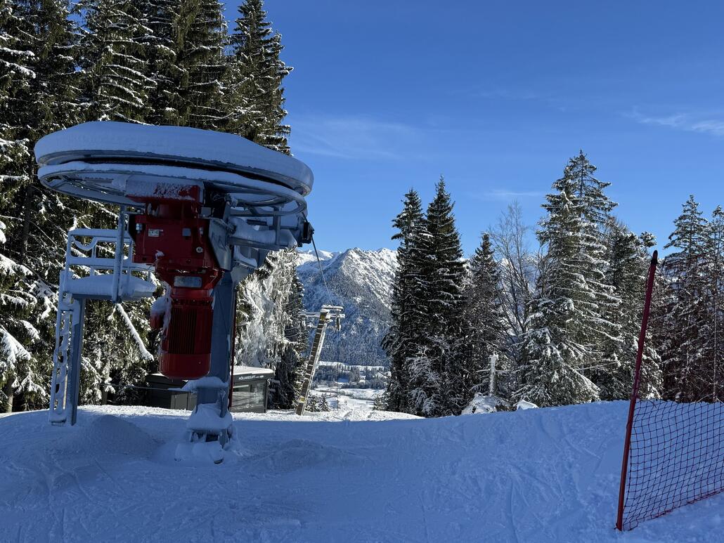 Das Highlight war definitiv auch die Besichtigung des renovierten Höllwieslifts.