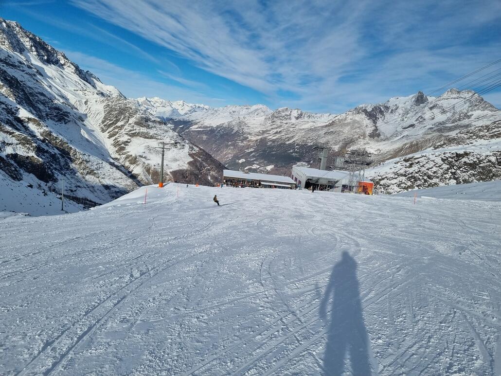 Schattenspiele bei der tiefstehenden Sonne
