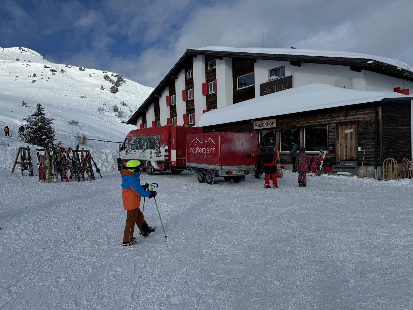 Ankunft in den Heubergen