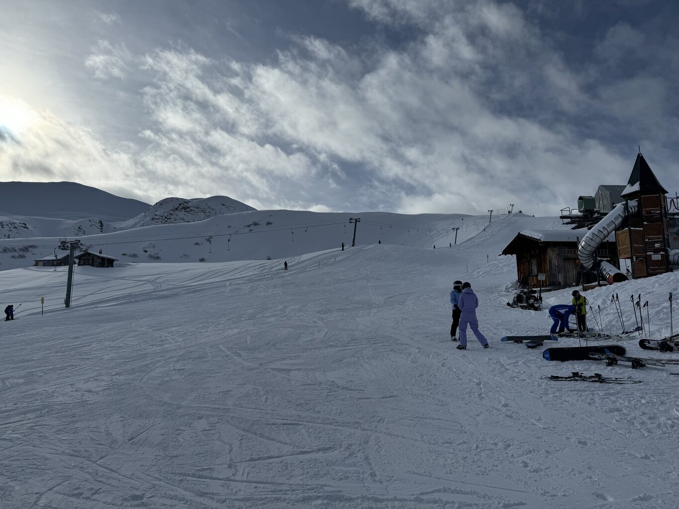 Blick auf den Gamslift