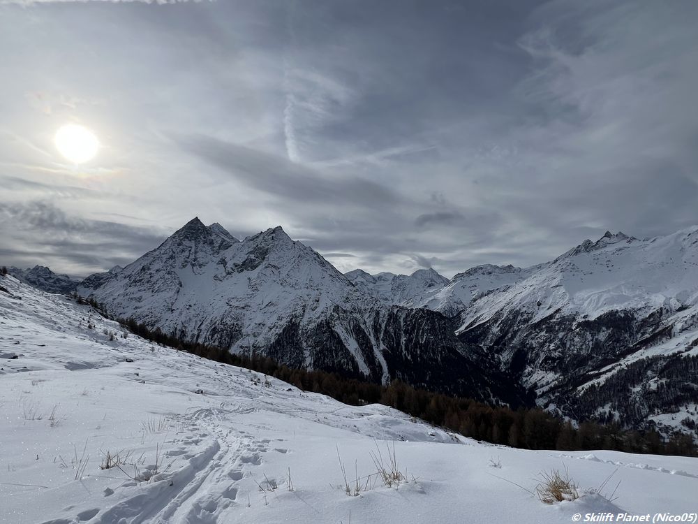 Blick von die Buvette du Tsaté