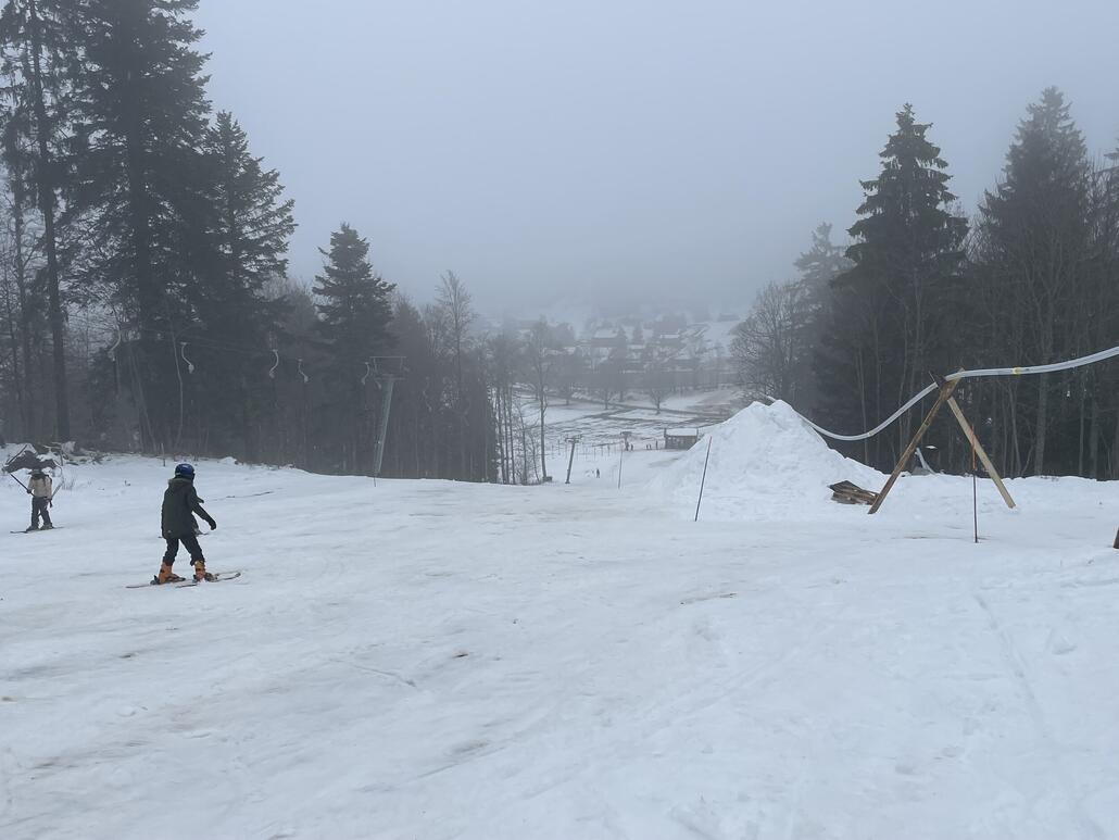 Auch hier drückt der Boden, Zeit für mehr Neuschnee!!!