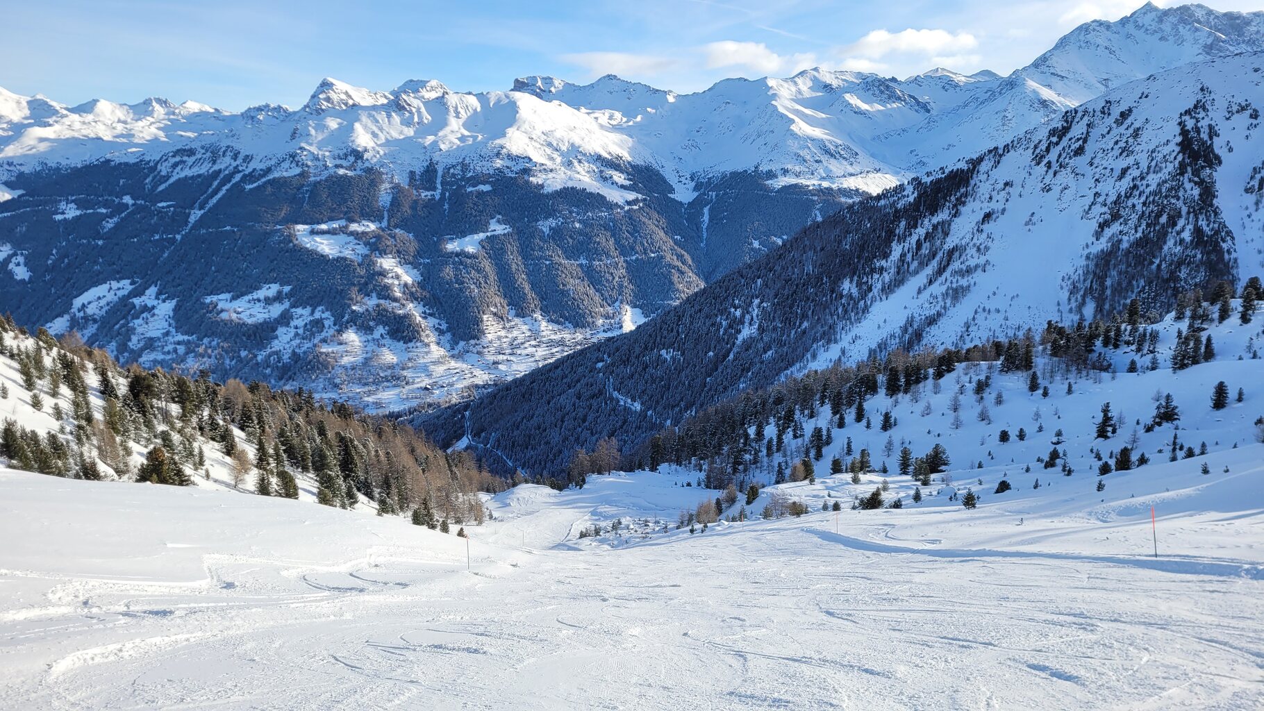 Schwarze Talabfahrt Lona Inférieure