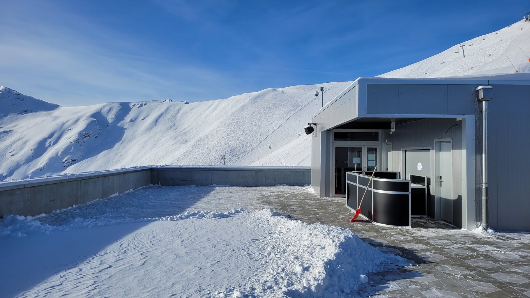 Terrasse auf dem Espace Weisshorn