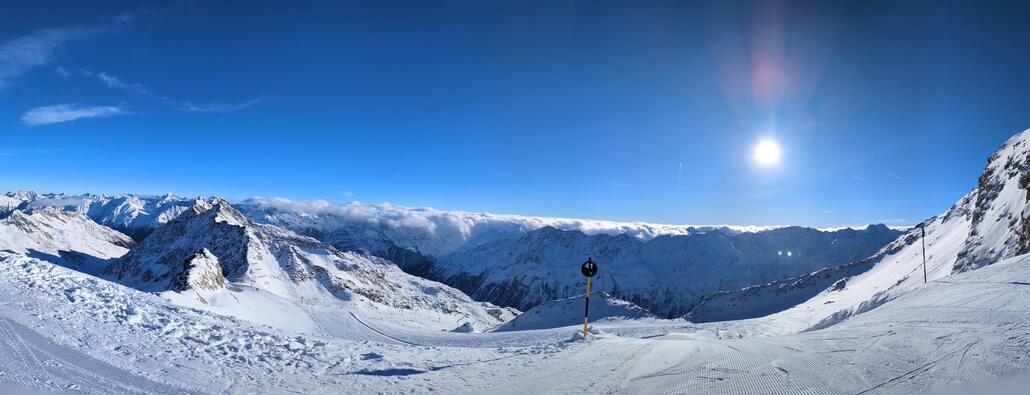 Die schwarze zwischen den Gletschern ging auch super