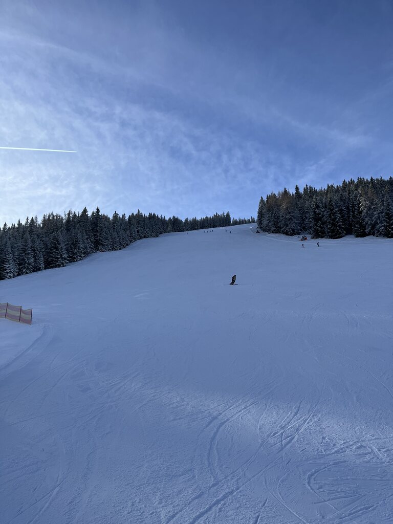 Fast alleine auf der Piste :D