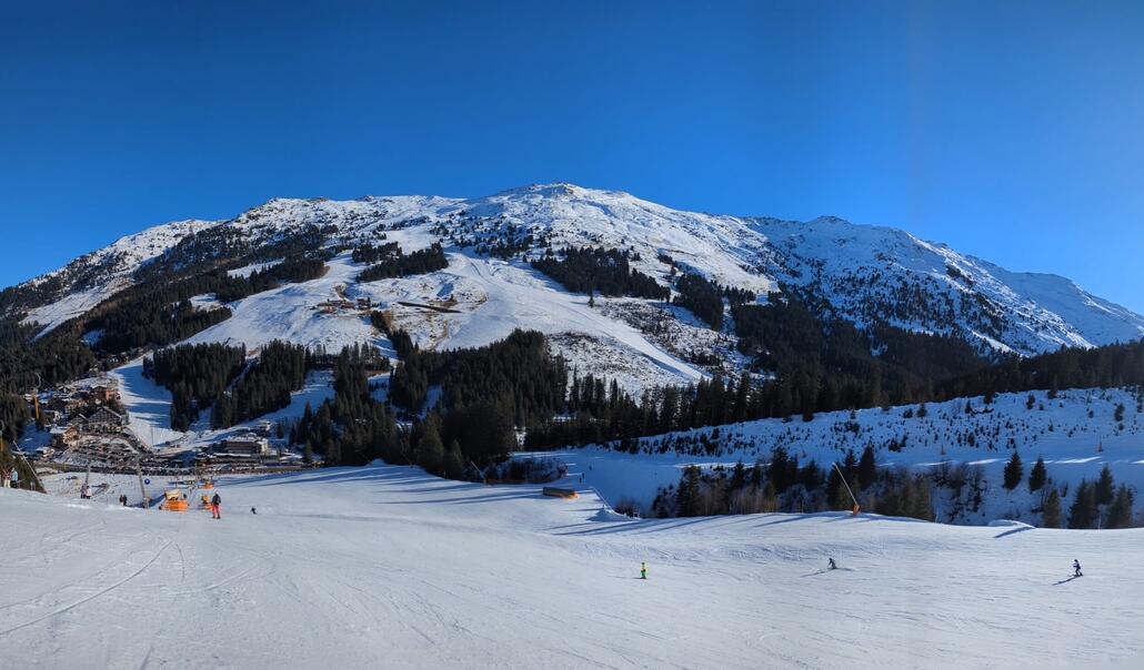 Holzalmseite, Pisten teils ordentlich schmal.