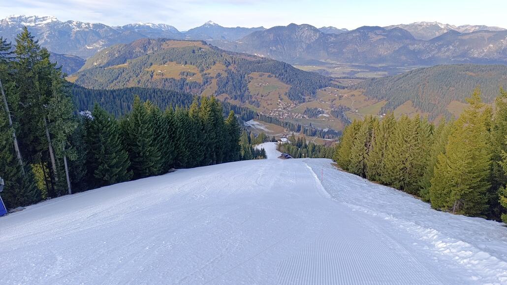 ganz oben an der Lanerköpflbahn schaut es noch sehr gut aus