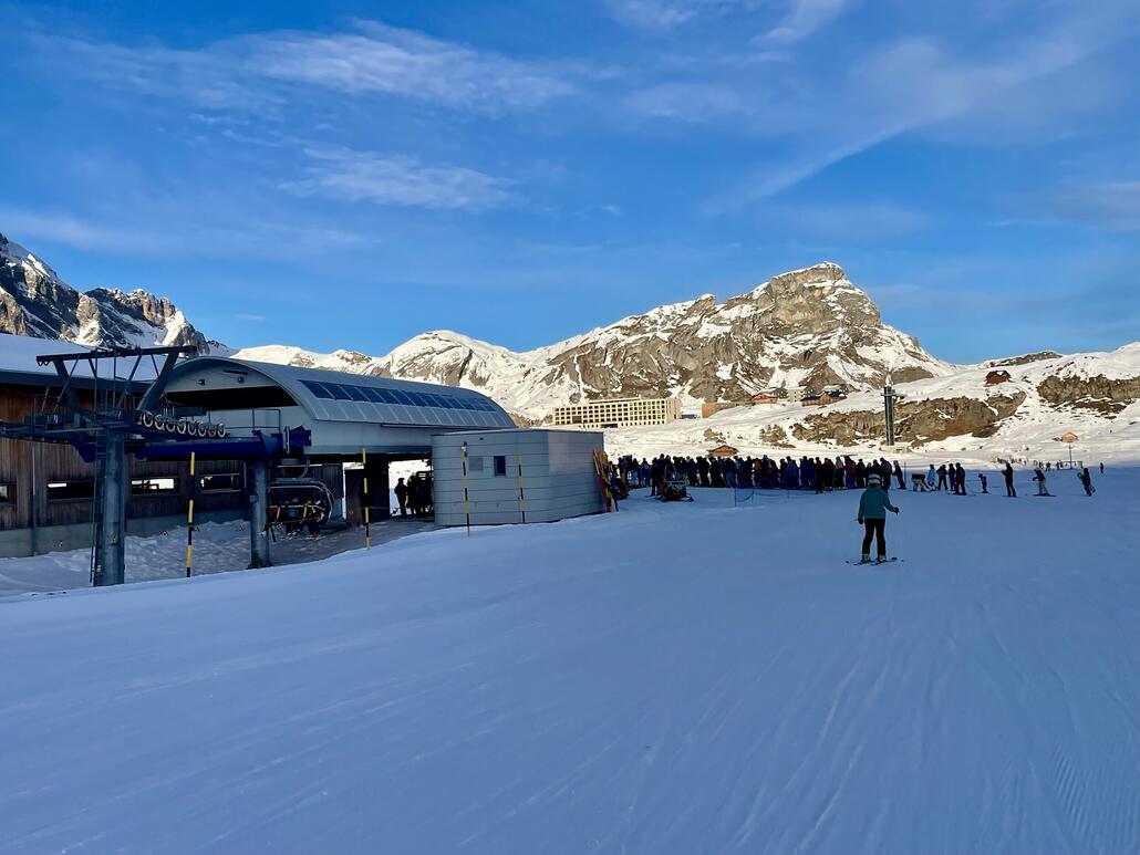 Langsam ziehts an, so ca ab 9:30, Wechsel zum Balmeregg