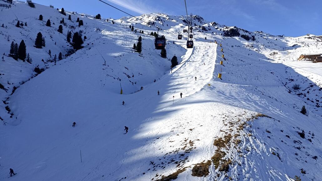 ,,,und gleich wieder ganz hoch via Wimbachexpress