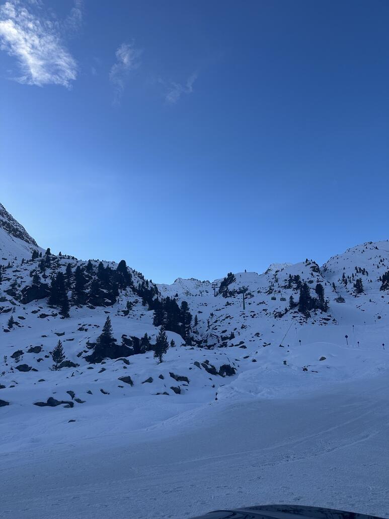 Ankunft um 9:04 an der Ochsenalm 1.