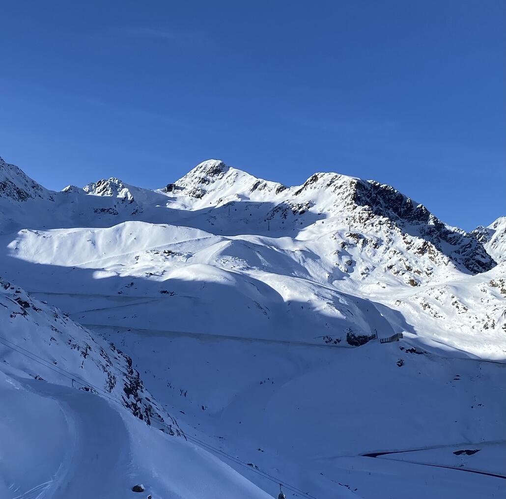Weisssejochbereich, am Samstag top am Sonntag bisschen glasig