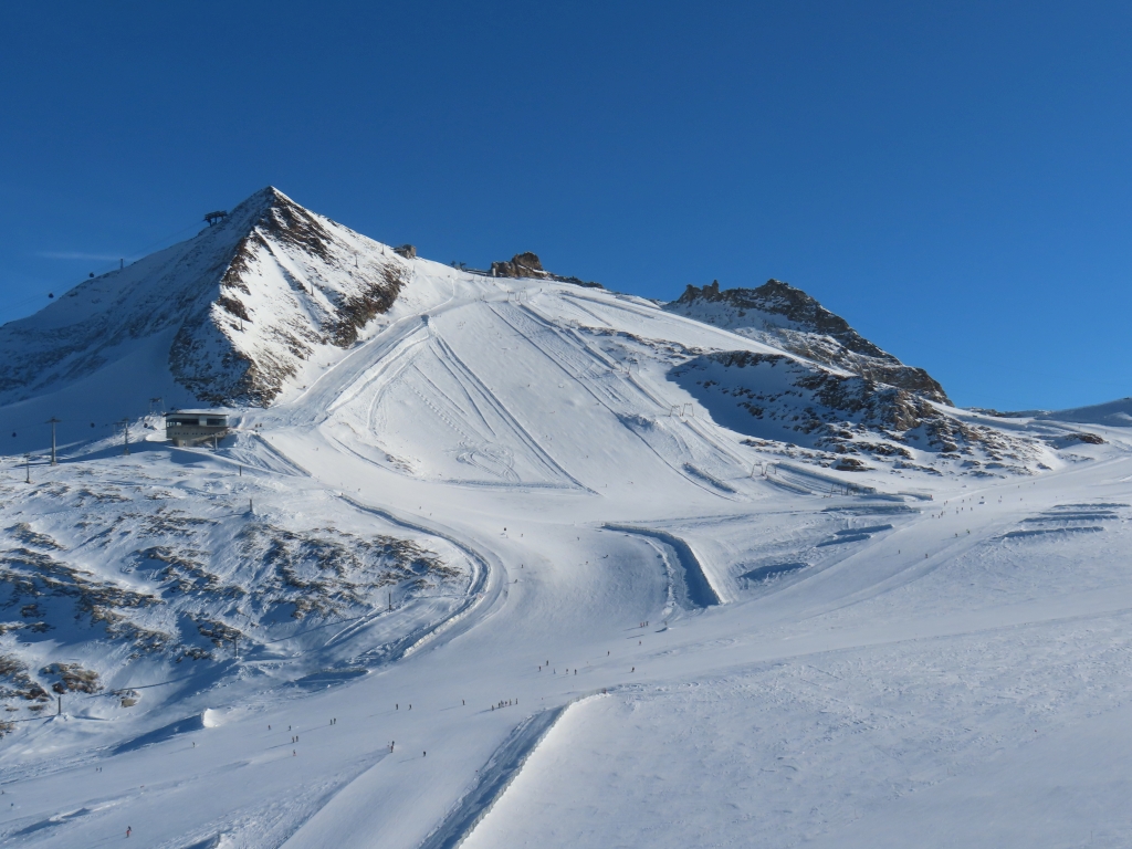 Gefrorene Wand aus der Sesselbahn Lärmstange 2
