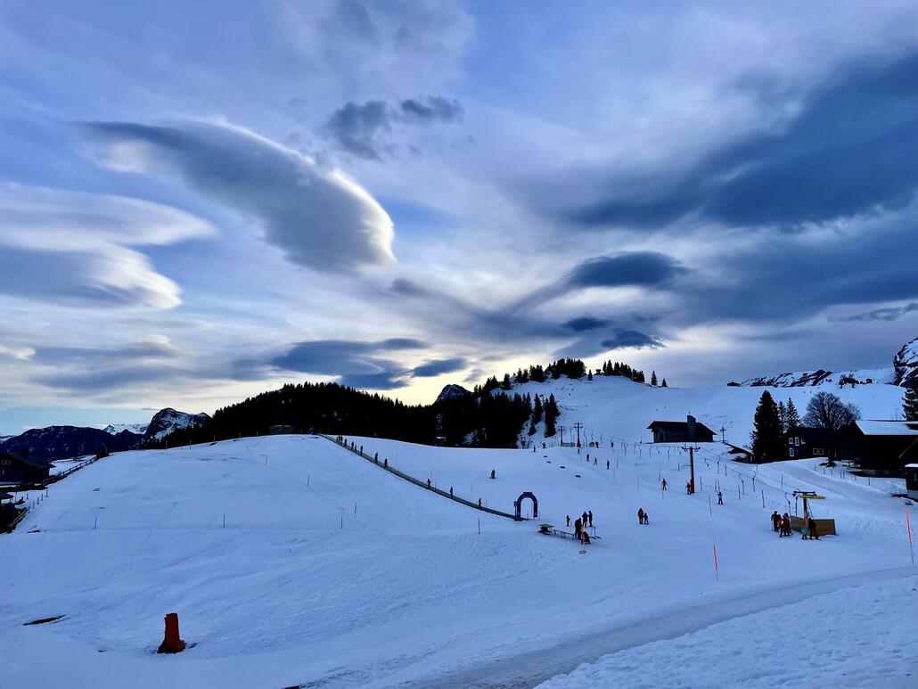 Der Föhn ist sichtbar