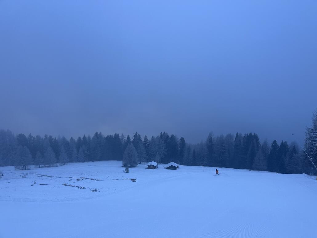 Auf der roten 7 um 9:30 noch kein Mensch