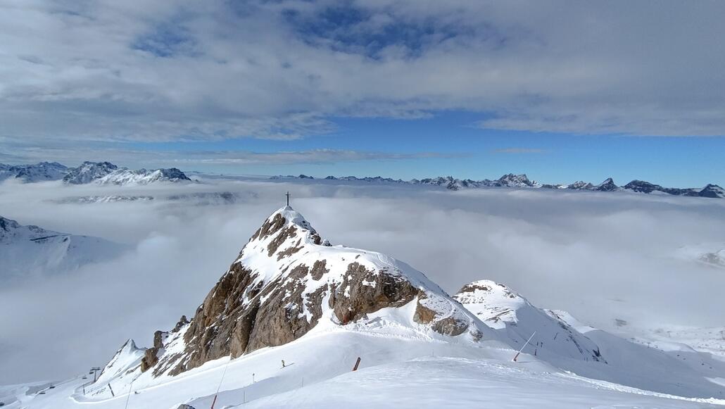 ...kaum das die Gipfel...