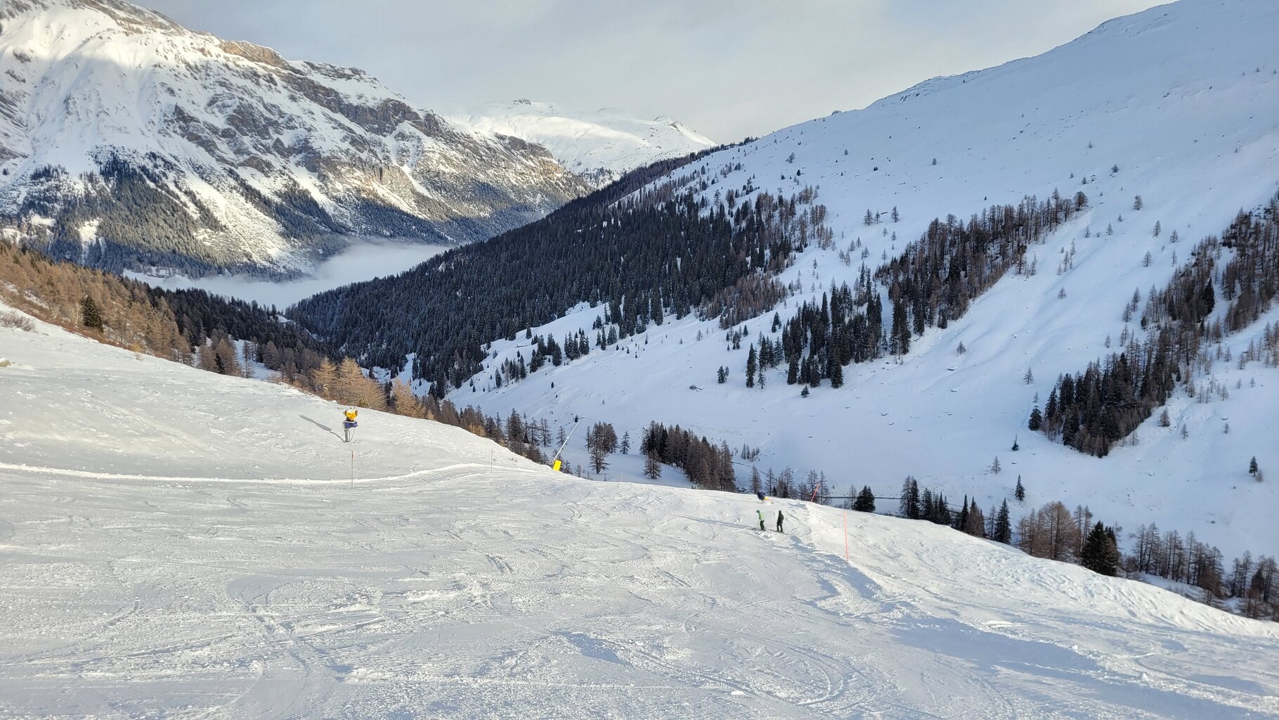 Bodmenstafel-Hang am morgen noch gut