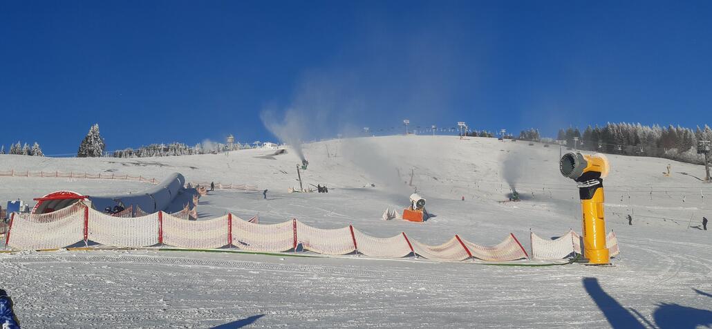 Winterwonderland am Seebuck mit 2cm Schnee