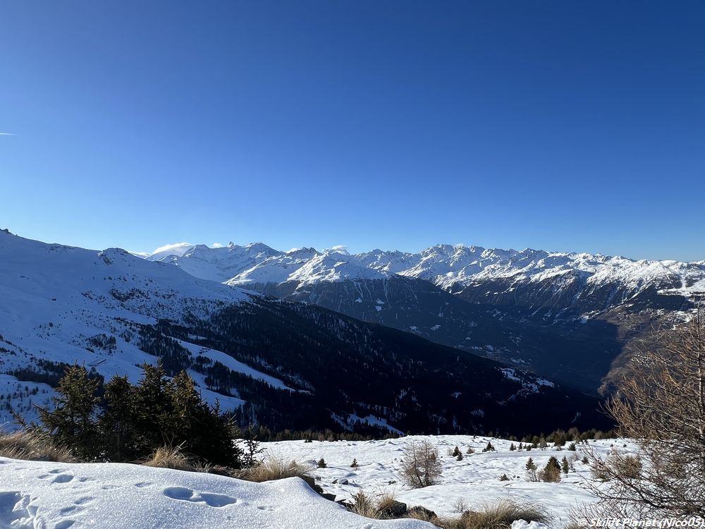 Panorama auf Erringertal von Les Planards