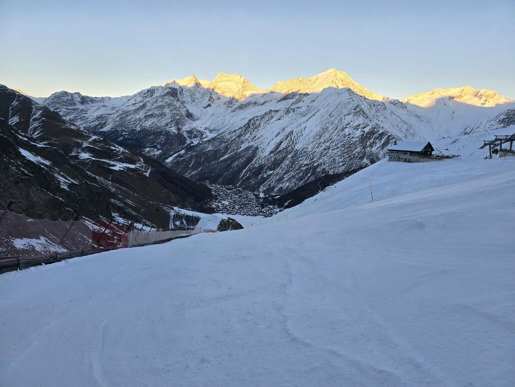 Leere Piste beim Spielboden