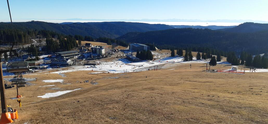 Schneeinseln am Seebuck