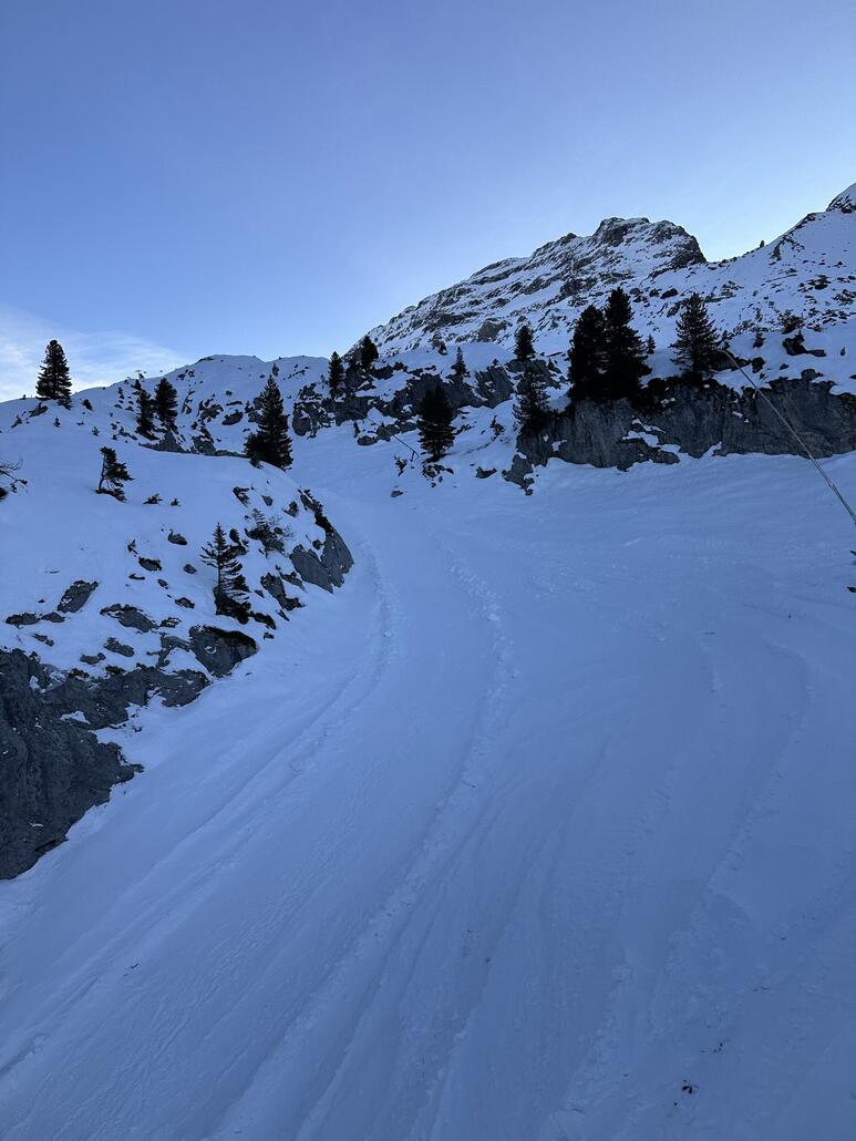 Hintere Piste am Engstlen noch zu.