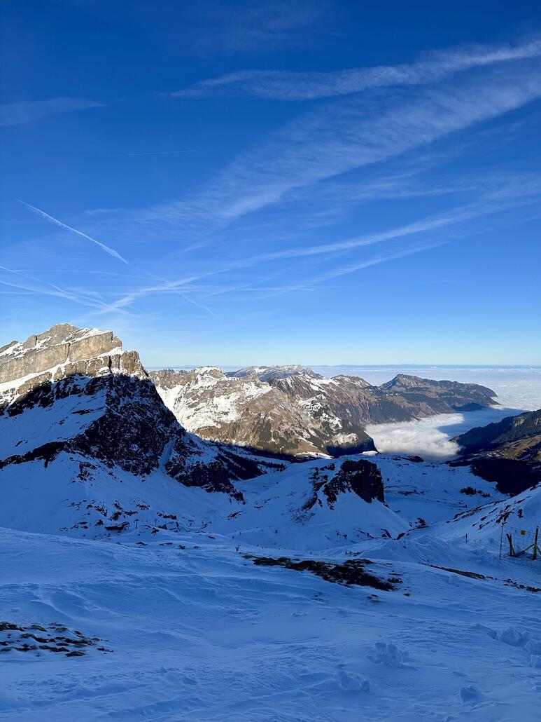 Blick zum Nebelmeer.