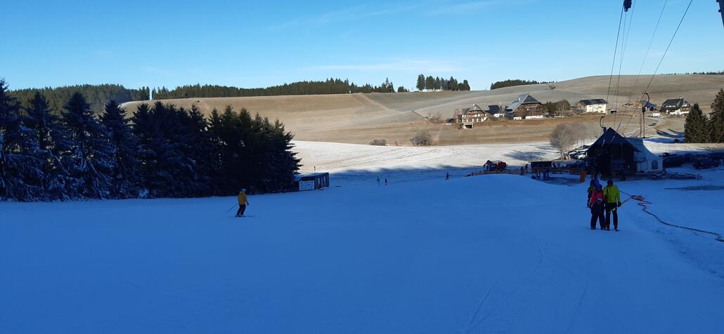 Blick zurück nach unten
