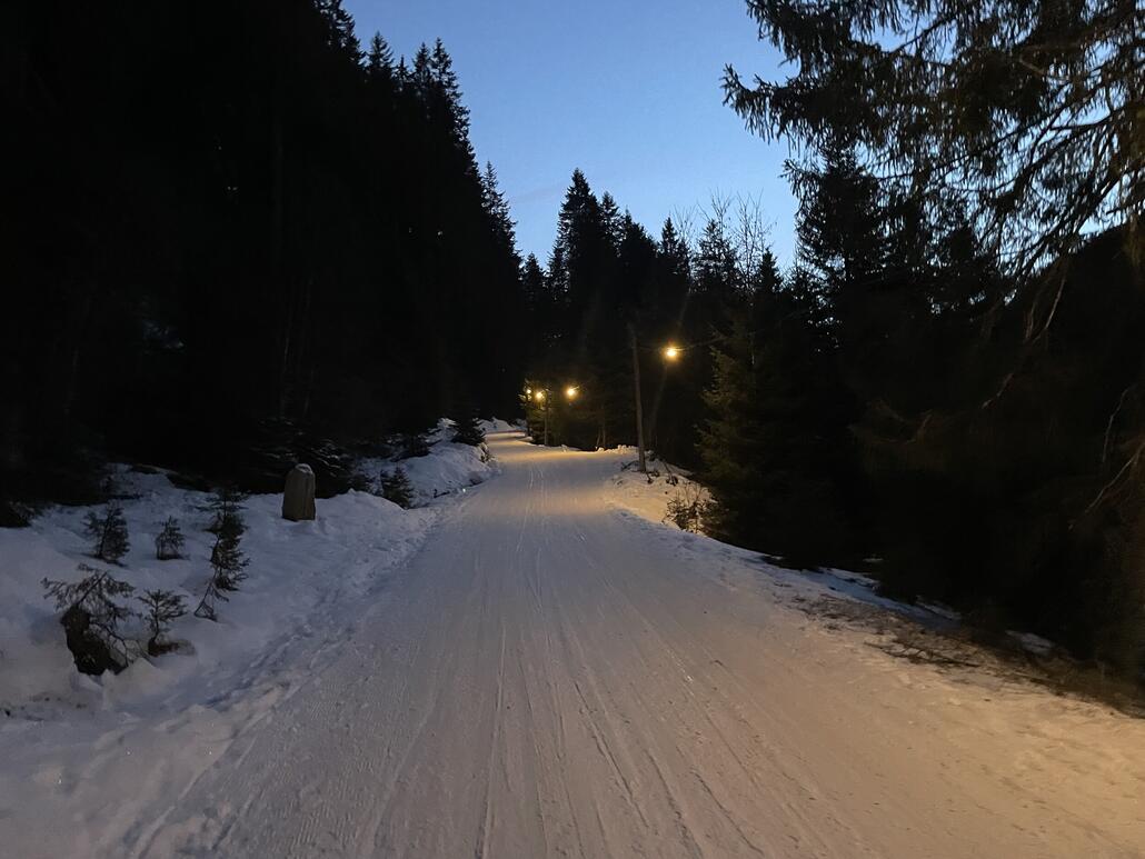 hier geht’s später runter