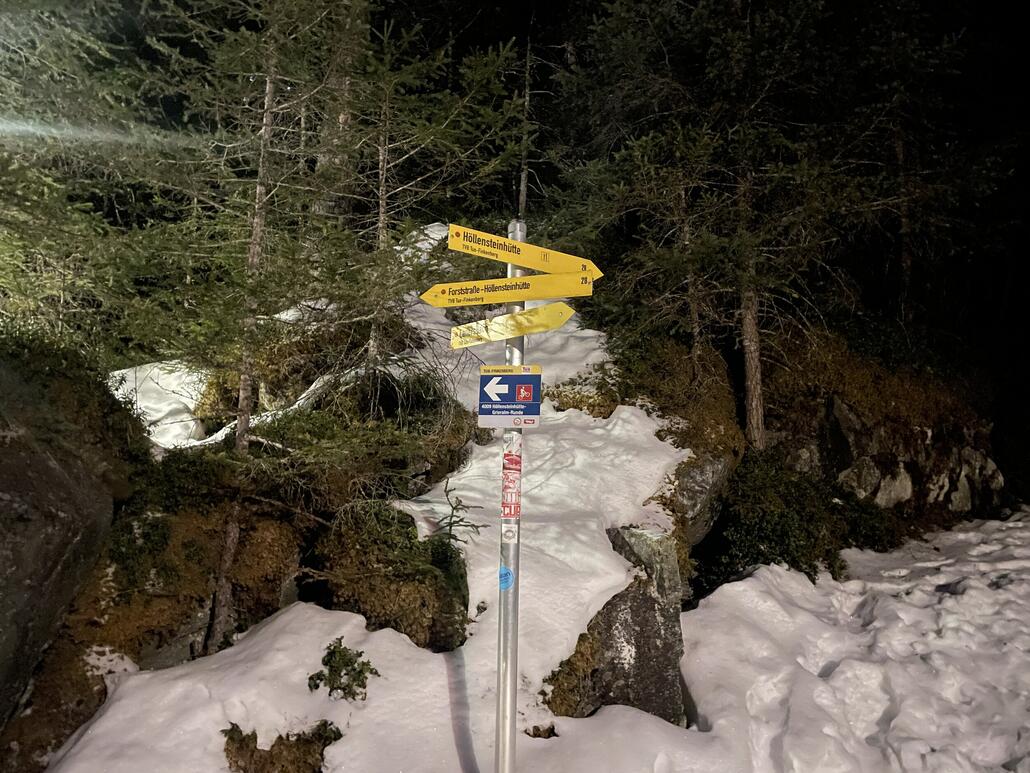 Die Abkürzung durch den Wald nehmen wir im Dunkeln lieber nicht