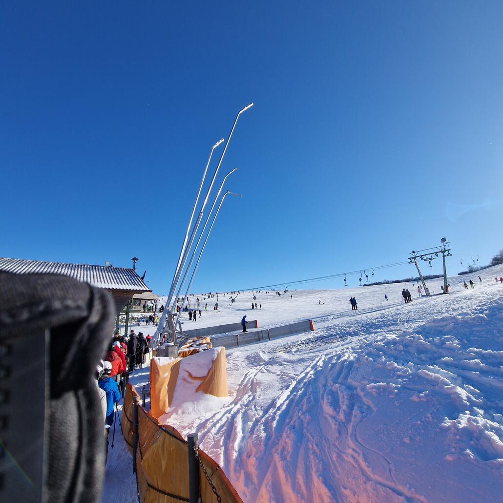 Sogar 4 Schneilanzen gibt es hier auf der Alb