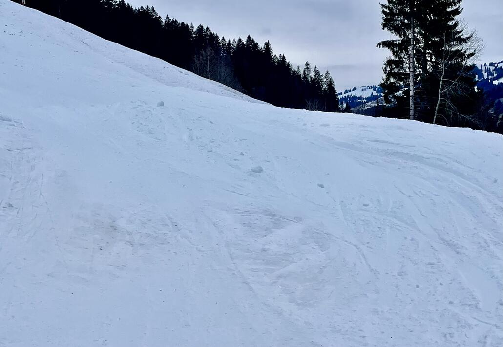 IMG_7894.jpeg (638.9 KiB) 2188 mal betrachtet Danach hatte ich stress wieder zurück nach Zweisimmen zu kommen und hier hatte ich das erste mal wirklich Mühe alles komplett abgefahren und vom Wind verblasen. Eine Eisbahn! Ansonsten war es heute immer gut vom Schnee her. Das Bild zeigt nicht das ganze Ausmass, ich konnte sonst gar nie anhalten an den schwierigen Passagen…