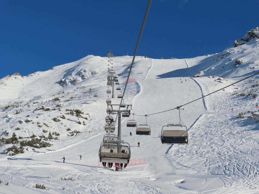 Blick aus der KSB zur Jochpiste