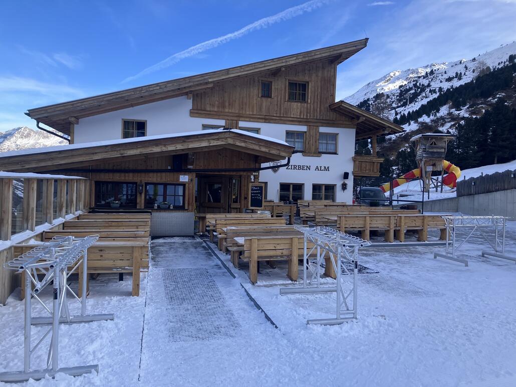 Zirbenalm - wir waren nur zur PP drin