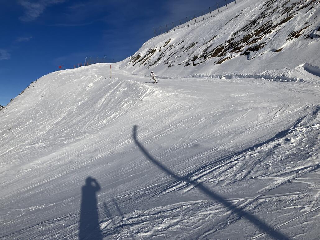 Piste 1 von der Hohe Mut - lässig
