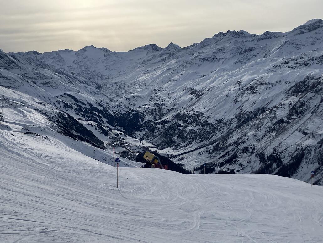 Blick von Hochgurgl ins Talende