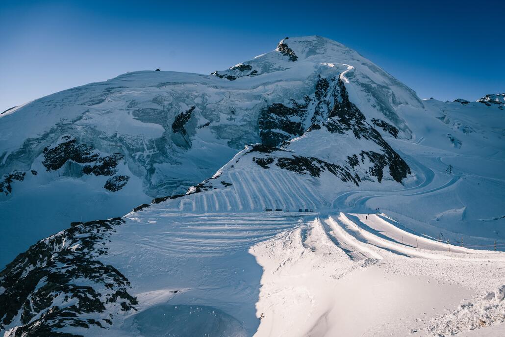 Der Anblick des Allalins ist schon grandios!