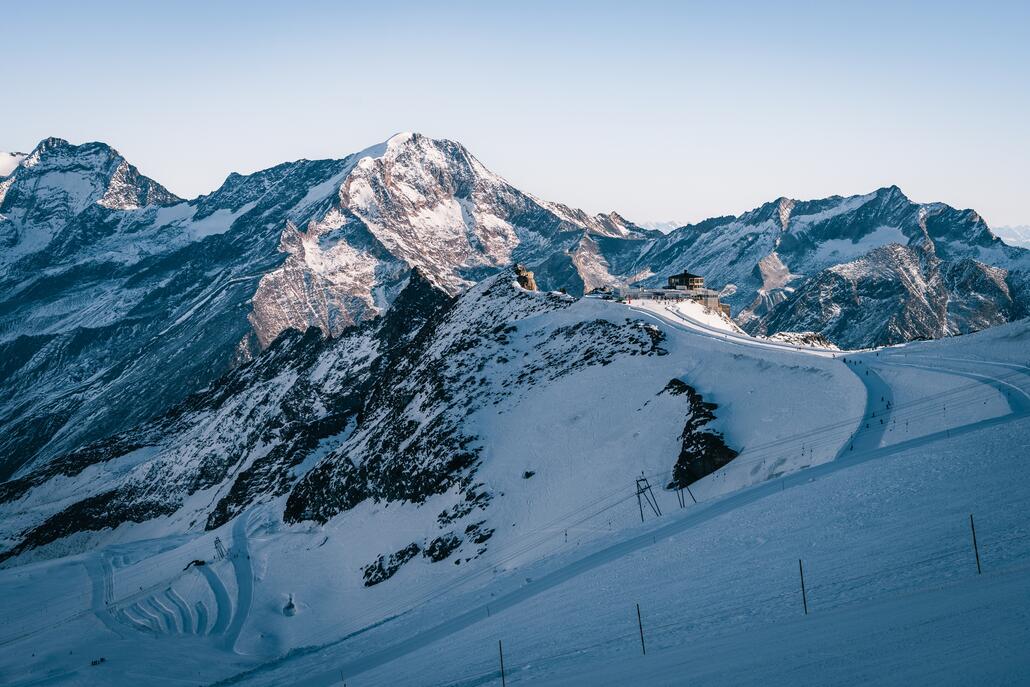 Blick zurück zum Mittelallalin.