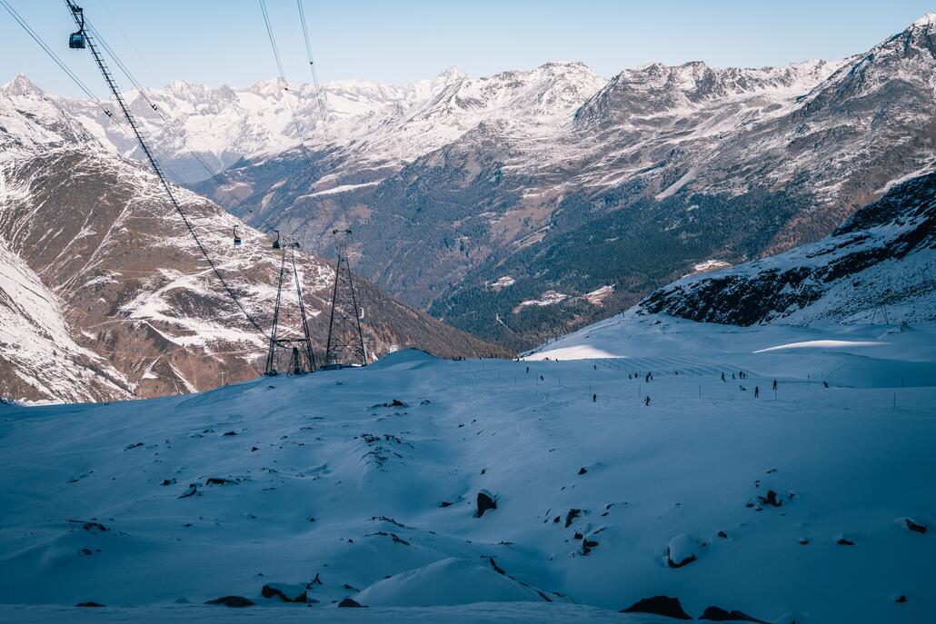 Die Infrastruktur Richtung Morenia ist teilweise schon massiv.