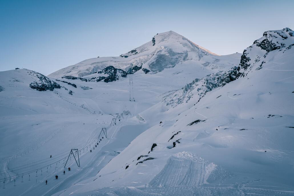 Der Panoramalift ist am Nachmittag eine eisige Angelegenheit.