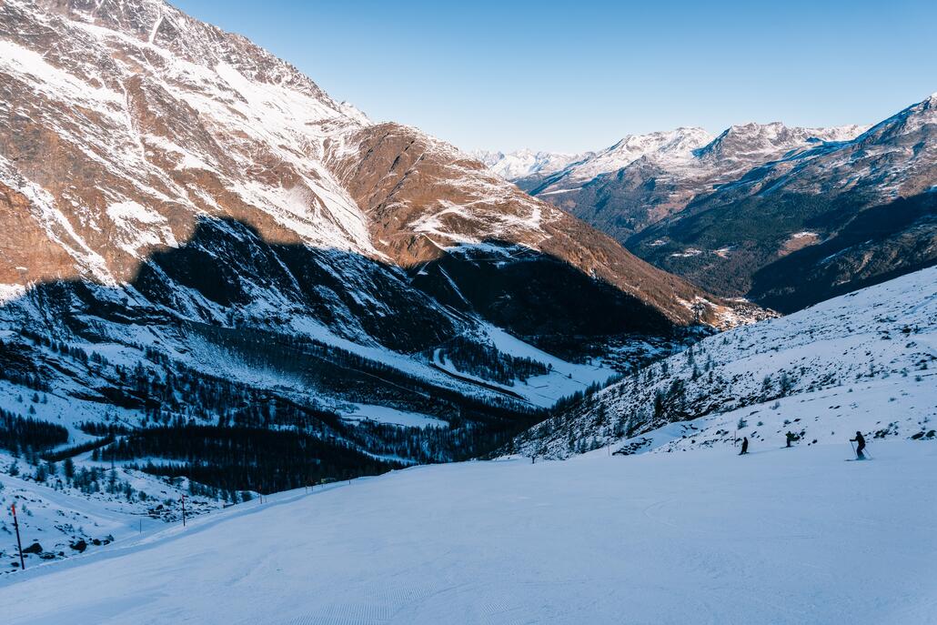 Talabfahrt auch am Sonntagvormittag noch gut.