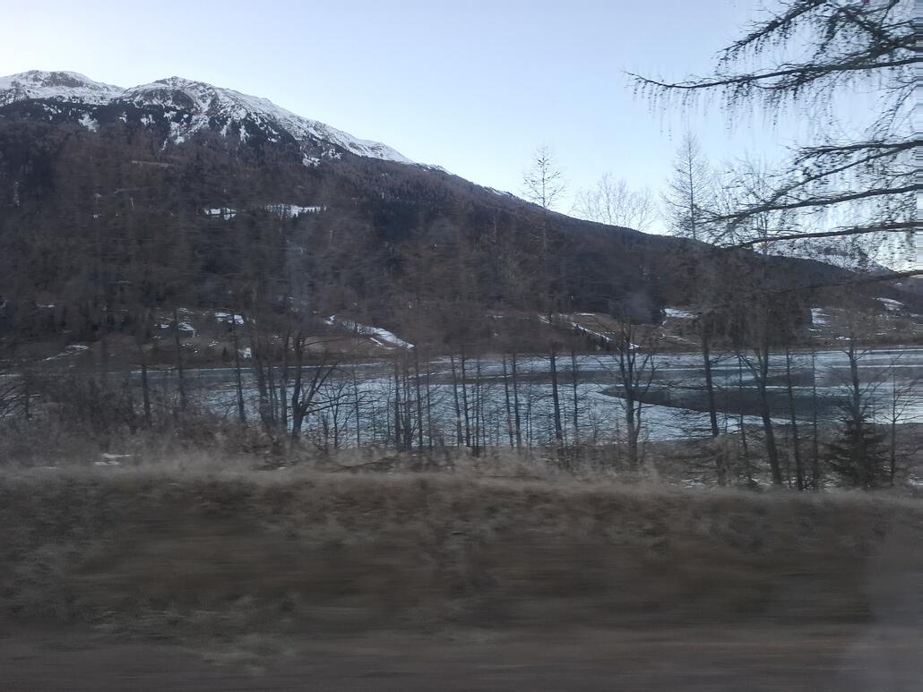 Deutlich mehr zugefroren als am Sonntag