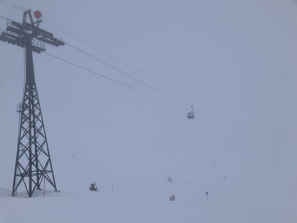 Top Express - um 15.30h wegen Wind zu