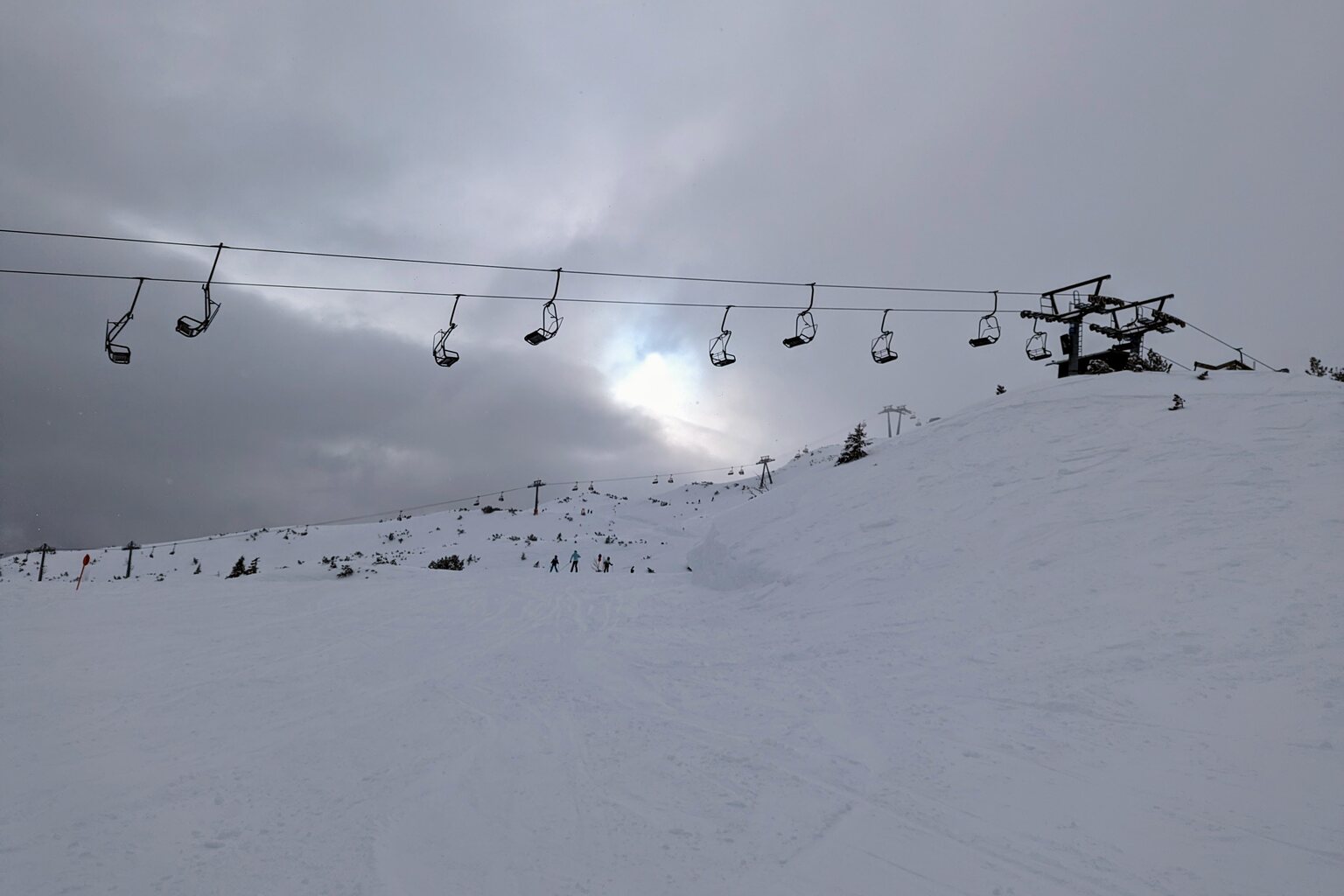 Hier hat sich fast die Sonne durchgebissen, aber leider nur fast.